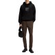 Hugo Hoodie Relaxed-Fit With Split Logo-Black
