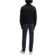 Boss Knitted Jacket In Cotton and Cashmere-Dark Blue Boss Knitted Jacket In Cotton and Cashmere-Dark Blue