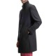 Hugo Coat Regular-Fit In A Wool Blend-Black Hugo Coat Regular-Fit In A Wool Blend-Black