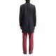 Hugo Coat Regular-Fit In A Wool Blend-Black Hugo Coat Regular-Fit In A Wool Blend-Black
