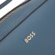 Boss Crossbody Bag With Logo Lettering-Open Blue