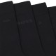 Boss Socks Gift Boxed 4 Pack With Branding-Black Boss Socks Gift Boxed 4 Pack With Branding-Black