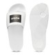 Hugo Slides With Logo Strap-White Hugo Slides With Logo Strap-White