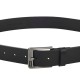 Hugo Belt Smooth Leather With Logo Pin Buckle-Black