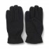 Hugo Gloves Fleece With Faux-Suede Palms-Black