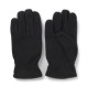 Hugo Gloves Fleece With Faux-Suede Palms-Black