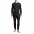 Boss Homewear Pyjama Set With Monogram Waistband-Black