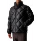 Hugo Puffer Jacket High Collar With Logo-Black Hugo Puffer Jacket High Collar With Logo-Black