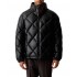 Hugo Puffer Jacket High Collar With Logo-Black
