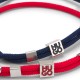 Hugo Two-Pack Of Cord Cuffs With Logo Plaques-Patterned Hugo Two-Pack Of Cord Cuffs With Logo Plaques-Patterned