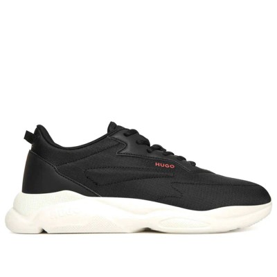 Hugo Ripstop Trainers With Lightweight EVA Sole-Black
