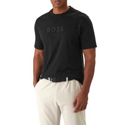 Boss T-Shirt With Logo-Black