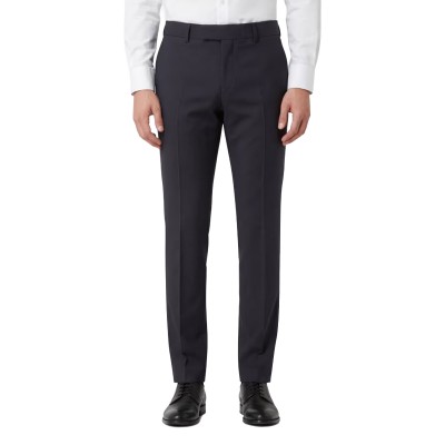 Boss Trousers Suit Slim Fit In A Wool Blend-Dark Blue