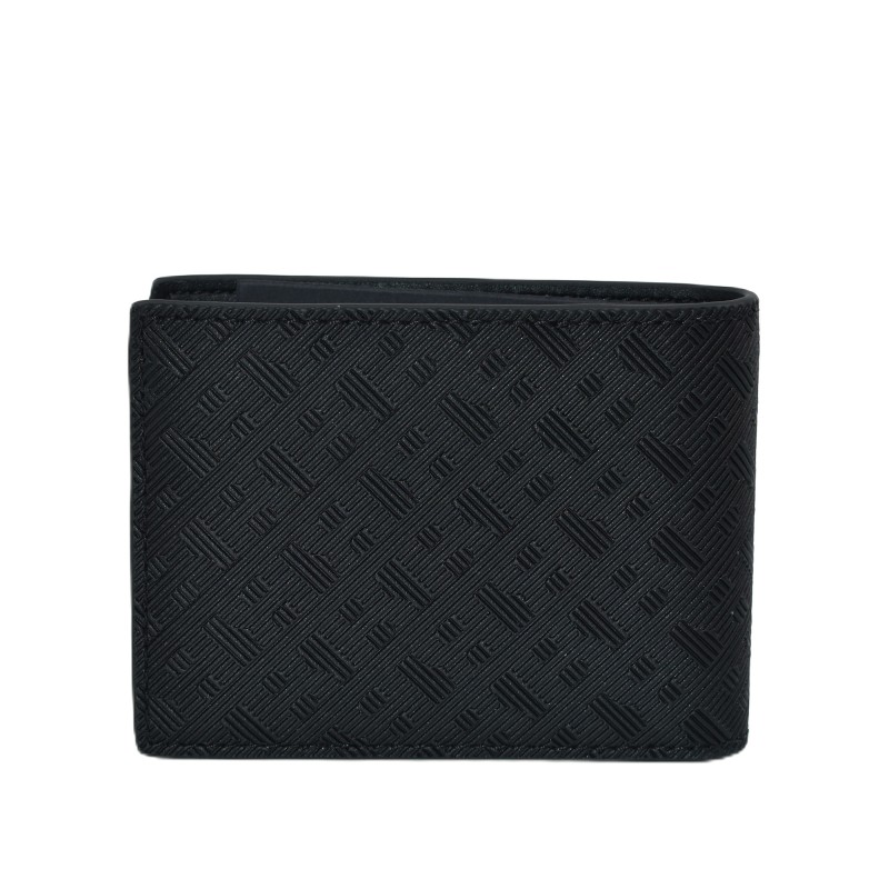 Boss Wallet Monogram Patterned-Black Boss Wallet Monogram Patterned-Black
