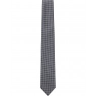 Boss Tie Jacquard Pattern In Silk-Dark Blue