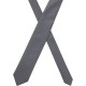 Boss Tie Jacquard Pattern In Silk-Dark Blue Boss Tie Jacquard Pattern In Silk-Dark Blue