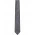Boss Tie Jacquard Pattern In Silk-Dark Blue