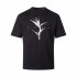 Hugo T-Shirt Relaxed-Fit With Artwork And Logo-Black
