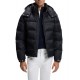 Boss Padded Jacket With Micro-Monogram Jacquard Water Repellent-Black Boss Padded Jacket With Micro-Monogram Jacquard Water Repellent-Black