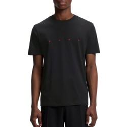 Hugo T-Shirt With Logo Detail-Black