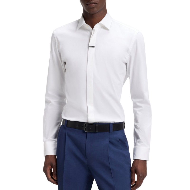 Hugo Shirt Business Slim Fit-Open White Hugo Shirt Business Slim Fit-Open White