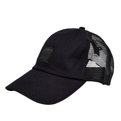 Boss Cap With Mesh Sides-Black