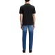 Boss T-Shirt With Large Tonal Logo-Black Boss T-Shirt With Large Tonal Logo-Black