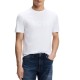 Boss T-Shirt With Large Tonal Logo-White