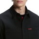 Hugo Shirt Relaxed Fit With Chest Logo-Black Hugo Shirt Relaxed Fit With Chest Logo-Black
