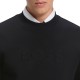 Boss Sweatshirt Relaxed Fit Terry With Embroidered Logo-Black Boss Sweatshirt Relaxed Fit Terry With Embroidered Logo-Black
