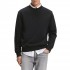 Boss Sweatshirt Relaxed Fit Terry With Embroidered Logo-Black