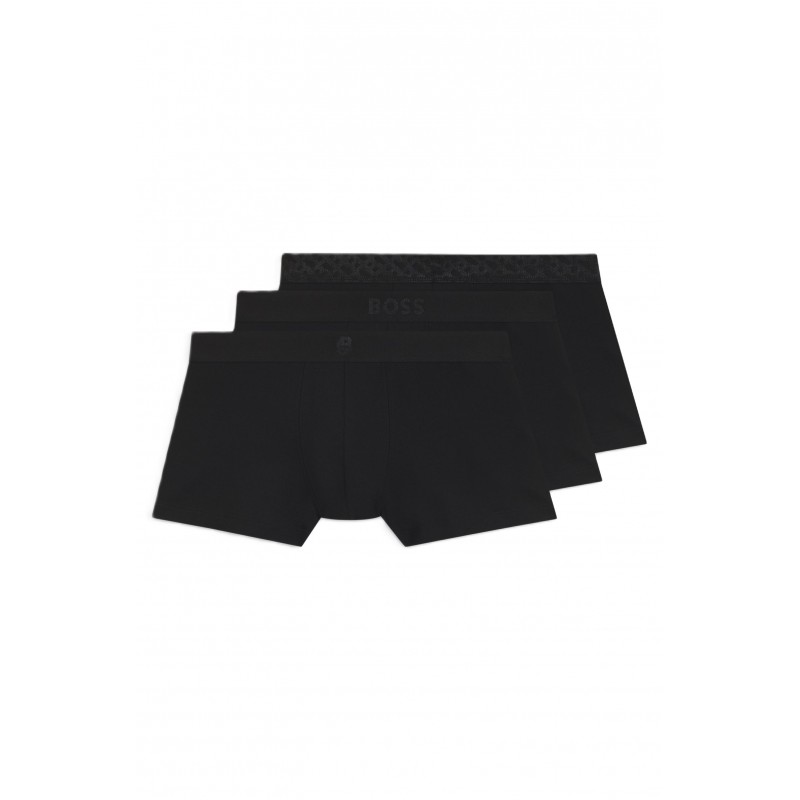 Boss Trunks Gift Boxed 3 Pack-Black Boss Trunks Gift Boxed 3 Pack-Black