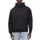 Hugo Hoodie With Metallic Logo-Black Hugo Hoodie With Metallic Logo-Black