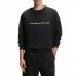 Hugo Sweatshirt With Spaced Logo Print-Black