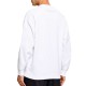 Hugo Sweatshirt With Spaced Logo Print-White Hugo Sweatshirt With Spaced Logo Print-White