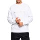 Hugo Sweatshirt With Spaced Logo Print-White Hugo Sweatshirt With Spaced Logo Print-White