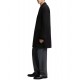 Hugo Coat Slim Fit Wool Blend-Black Hugo Coat Slim Fit Wool Blend-Black