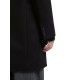 Hugo Coat Slim Fit Wool Blend-Black Hugo Coat Slim Fit Wool Blend-Black