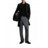 Hugo Coat Slim Fit Wool Blend-Black