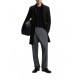 Hugo Coat Slim Fit Wool Blend-Black Hugo Coat Slim Fit Wool Blend-Black