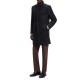 Hugo Coat Casual In A Virgin Wool-Black Hugo Coat Casual In A Virgin Wool-Black