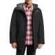 Boss Parka Jacket With Logo Badge Water Repellent-Black Boss Parka Jacket With Logo Badge Water Repellent-Black