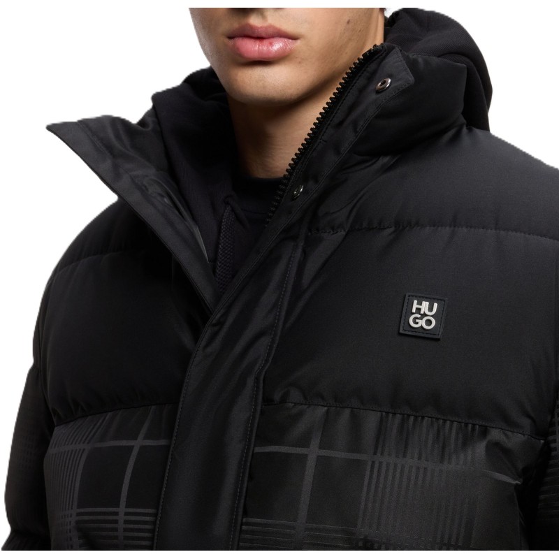 Hugo Puffer Jacket Water Repellent-Black Hugo Puffer Jacket Water Repellent-Black