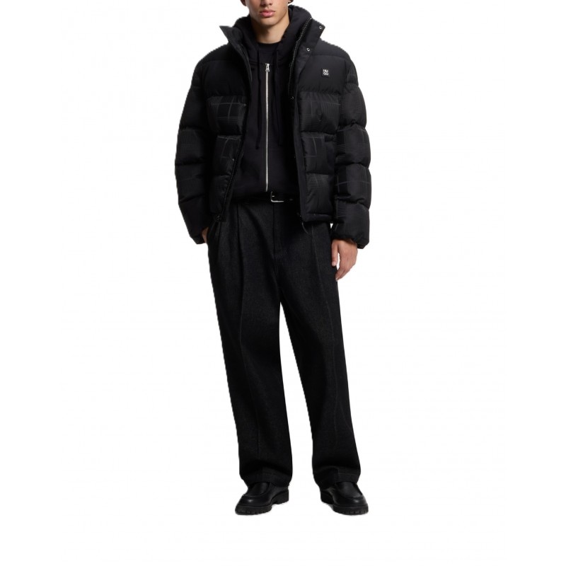 Hugo Puffer Jacket Water Repellent-Black Hugo Puffer Jacket Water Repellent-Black
