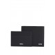 Boss Three-Piece Leather Gift Set With Embossed Logos-Black Boss Three-Piece Leather Gift Set With Embossed Logos-Black