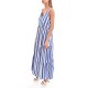 Emme Long Dress Patterned Wide Fit Lieto-Cornflower Blue Emme Long Dress Patterned Wide Fit Lieto-Cornflower Blue