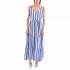 Emme Long Dress Patterned Wide Fit Lieto-Cornflower Blue
