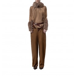 Lotus Eaters Shirt Zip-Choco