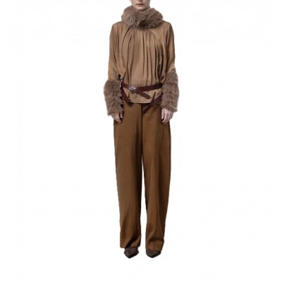 Lotus Eaters Shirt Zip-Choco