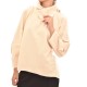 Semiology Wrap Neckline Cutout Blouse-Off White